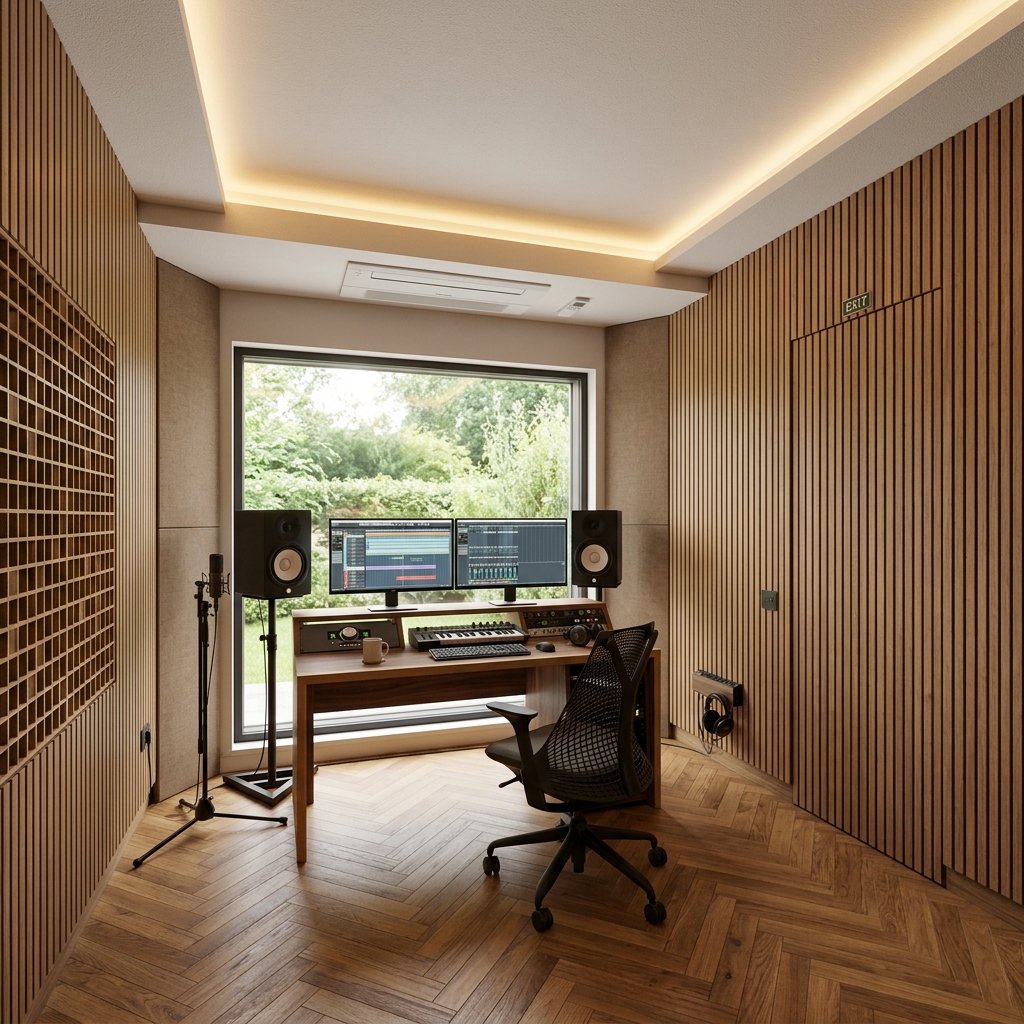 Eterna Studio Control Room 3D Render